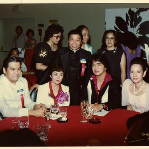 [Famous Filipino actor Rudy Vasquez and actress Vilma Santos with Philippine Consul-General Arguelles]