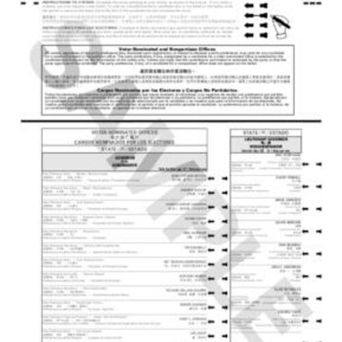 2014-06-03, San Francisco Election Ballots