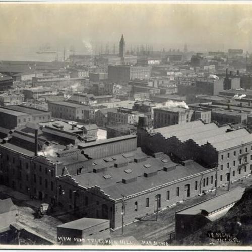 View from Telegraph Hill, Mar. 31, 1906