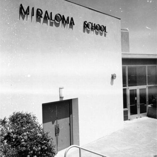 [Exterior of Miraloma School]