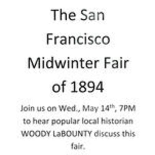 The San Francisco Midwinter Fair of 1894 flyer