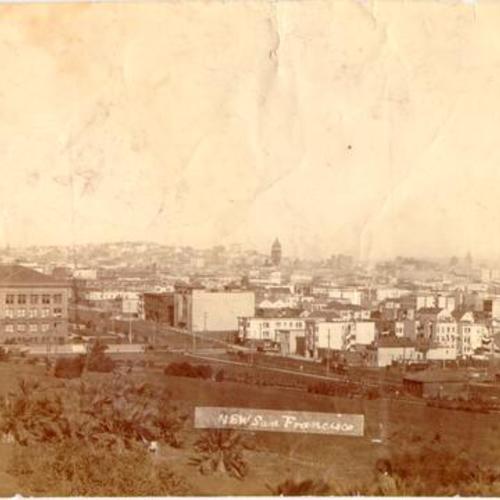[View of San Francisco, looking northeast from Dolores Park]