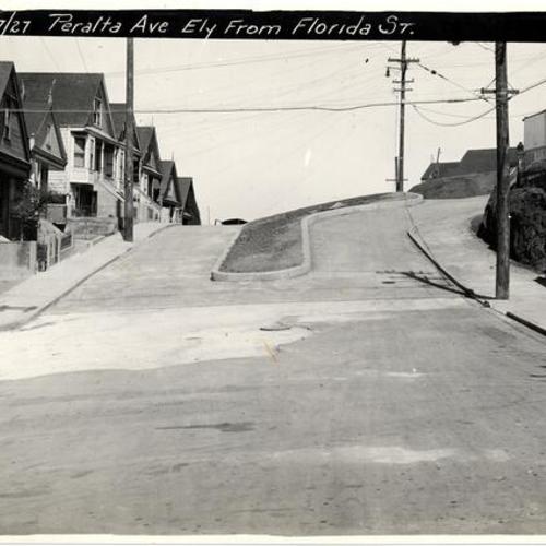 [Peralta Avenue, looking east from Florida Street]