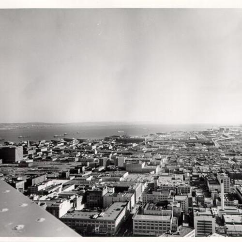 [View from the top of the Hilton Towers, looking south]
