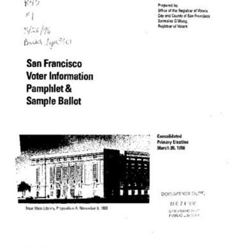 1996-03-26, San Francisco Voter Information Pamphlet