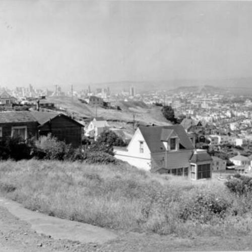 [Red Rock Hill in the Diamond Heights district]