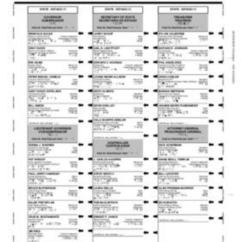 2002-11-05, San Francisco Election Ballots