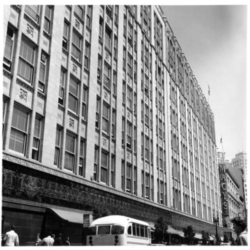 [Macy's department store at O'Farrell and Stockton streets]