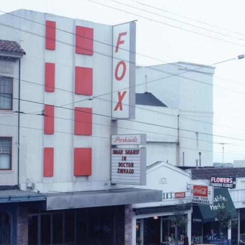 [Exterior of the Fox Parkside Theater]