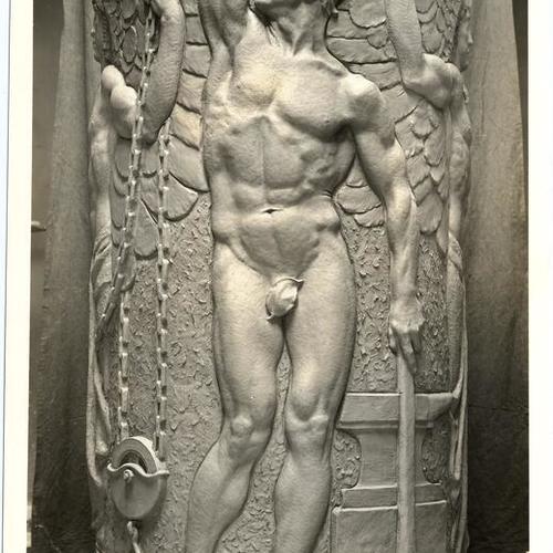 [Sculpture by Haig Patigian from Machinery Hall at the Panama-Pacific International Exposition]