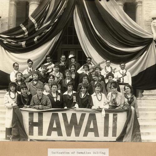 Dedication of Hawaiian building
