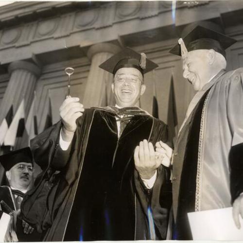 [Inauguration of Dr. Clark Kerr as University of California President]