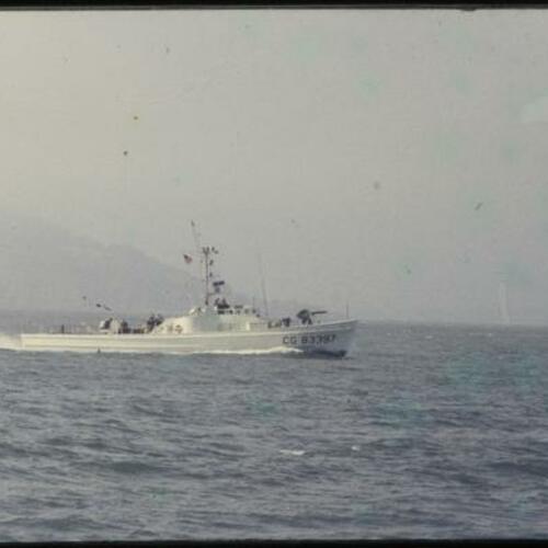 U. S. Coast Guard boat on the bay
