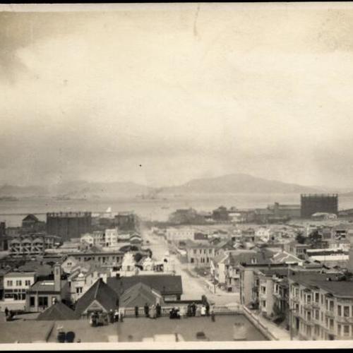 [View of the Marina District from Webster and Green streets]