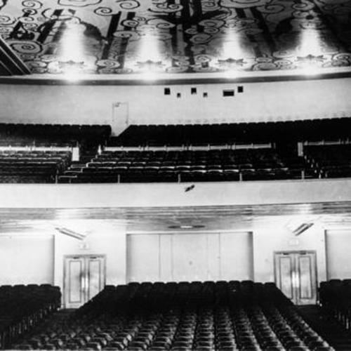  balcony and lower level of the El Rey theater]