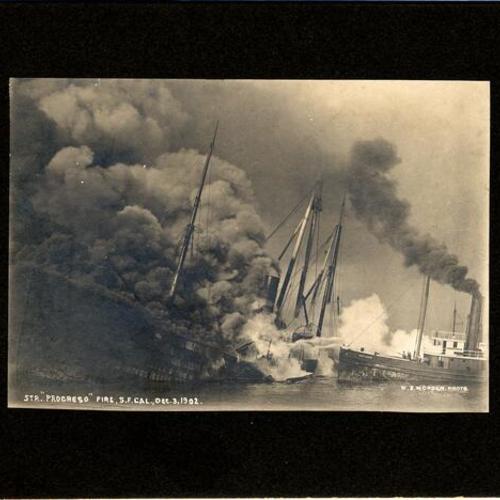 [Steamship "Progresso" Fire, S.F. Cal., Dec. 3, 1902]