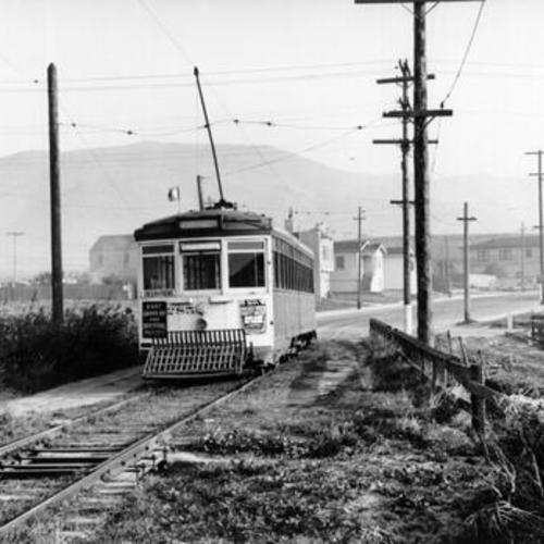 [Market Street Railway Company, South San Francisco line]