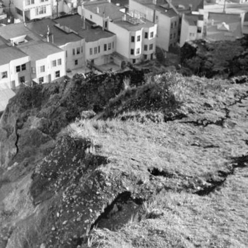 [Site of landslide near Buena Vista Terrace]