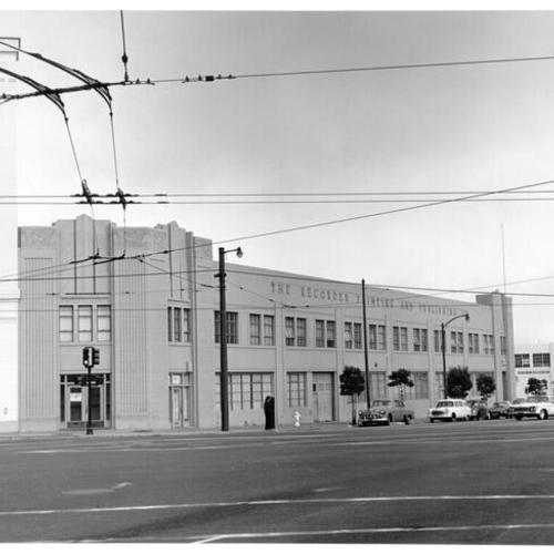 [Recorder Printing and Publishing Company at South Van Ness Avenue and Mission Street]