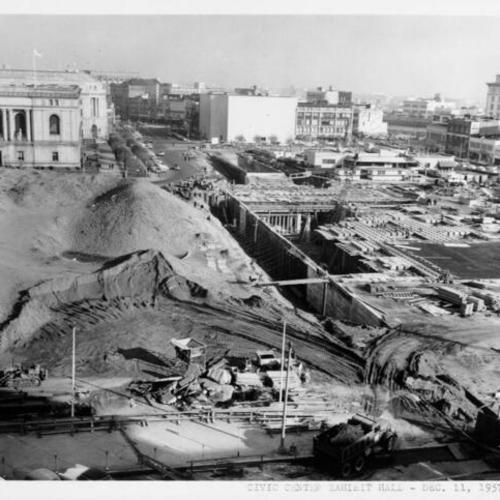[Civic Center Exhibit Hall construction--Dec. 11, 1957]