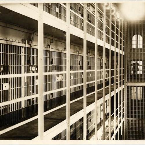 [Interior of San Franciso jail cells]