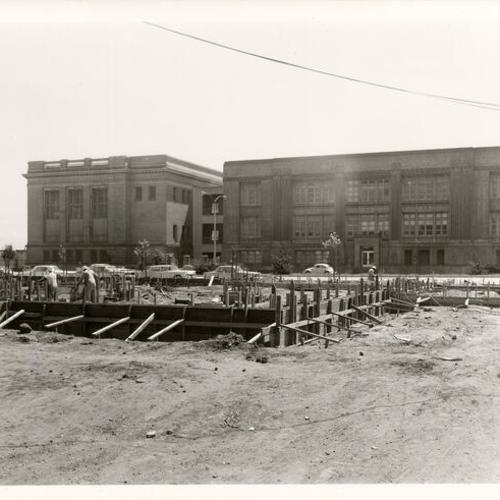 [Western Addition Branch Library under construction]