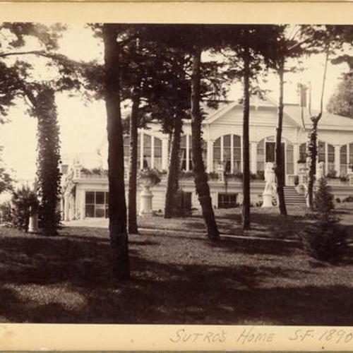 Sutro's home, S.F. 1890