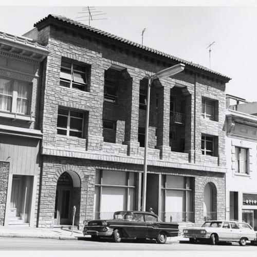 [Exterior of the Waiters and Dairy Lunchmen Union Local 30 headquarters at 1056 Geary Street]
