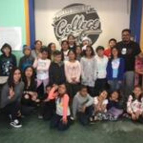 [The West Bay afterschool program grades K to 5 with staff and volunteers]