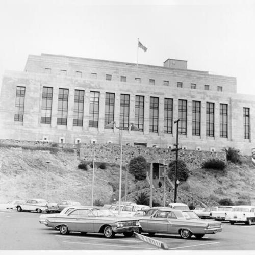 [U. S. Mint building at Market, Buchanan and Duboce streets]
