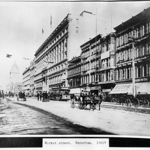 [Market street. Emporium. 1901?]