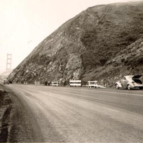 [Waldo approach to the Golden Gate Bridge in Marin County]