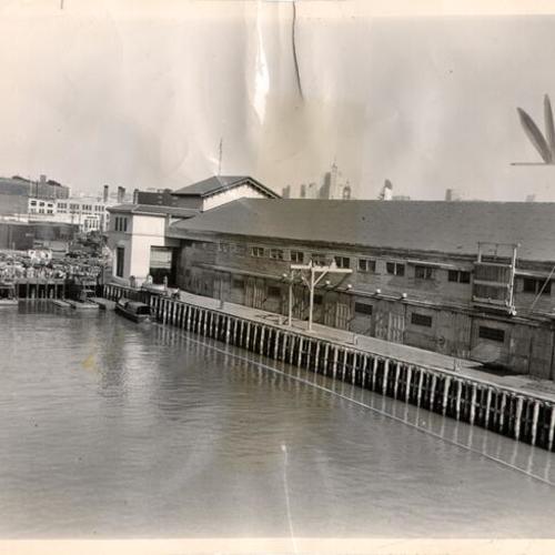 [Unidentified pier at the San Francisco waterfront]