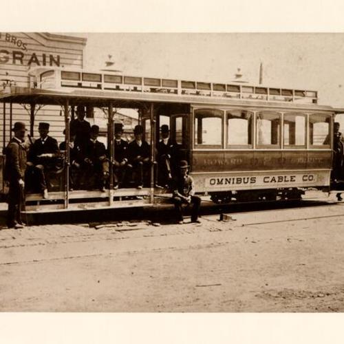 [Omnibus Cable Company car on Potrero Avenue]
