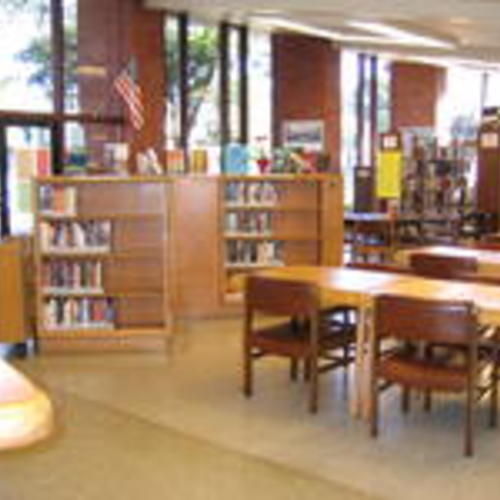 Merced Branch view from children's area near entrance