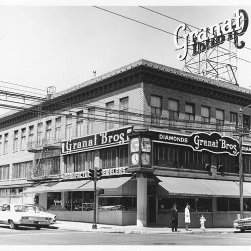 [Granat Bros. Jewelers at 20th and Mission streets]