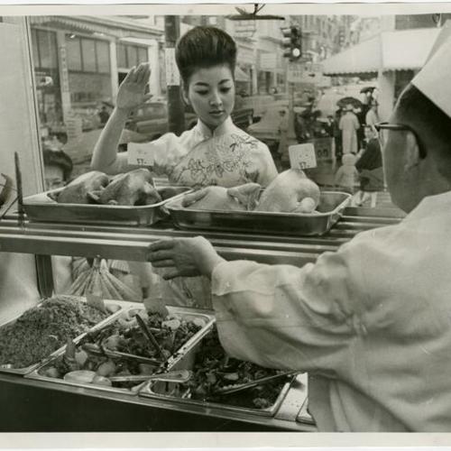 [Lily Lee shopping for food in Chinatown]
