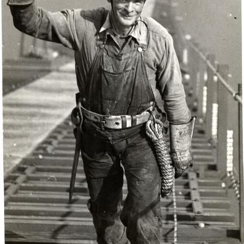 [Edward Collins, worker for Golden Gate Bridge during construction]