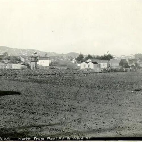 [North from Paul Avenue & Ware Street, Bayshore district]