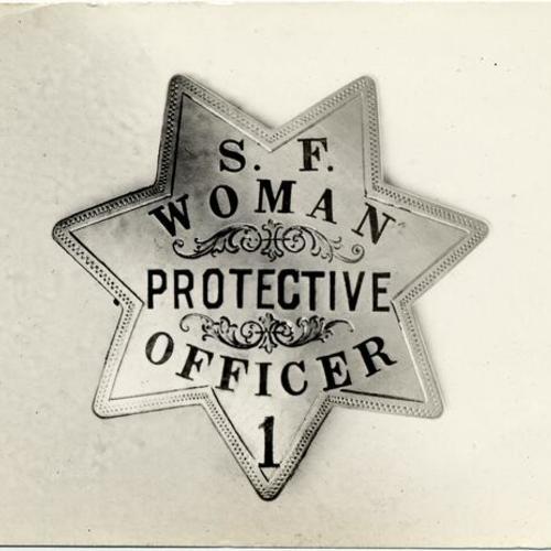 [San Francisco Police Department Woman Protective Officer 1 Star]