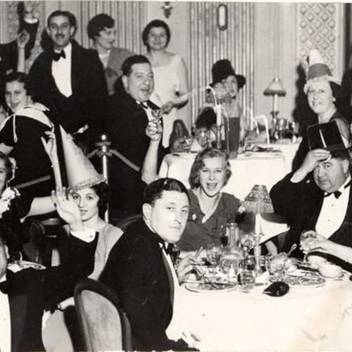 [New years eve at the Palace Hotel]