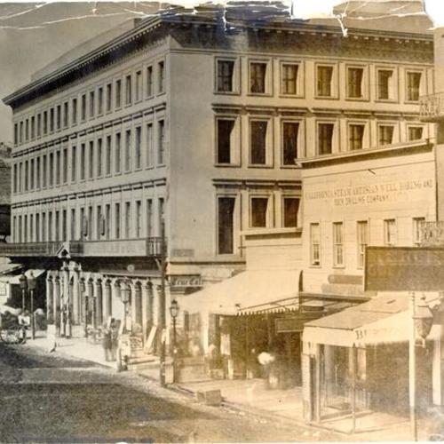 [Montgomery Block building in 1856]