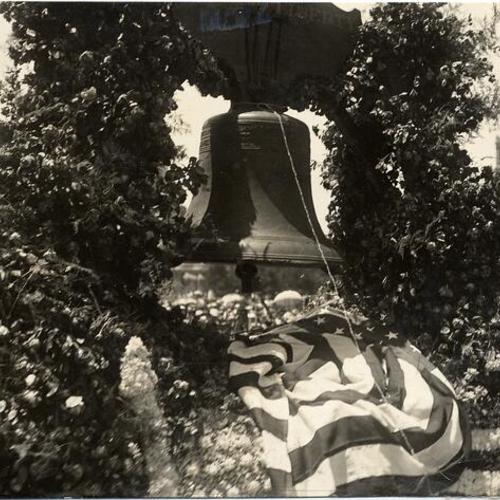  Liberty Bell on display at the Panama-Pacific International Exposition]