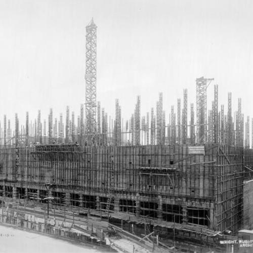 [Construction of the Hotel Whitcomb]