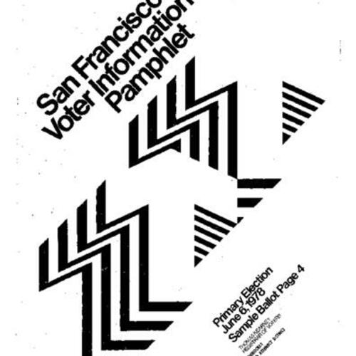 1978-06-06, San Francisco Voter Information Pamphlet