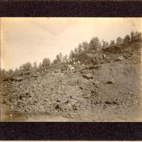 [Hillside excavation in Glen Park]