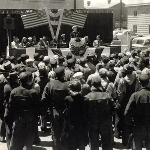 [Rally at the Soule Steel Company Company, 1750 Army Street]