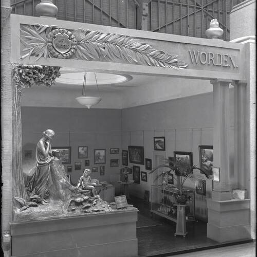 William Worden booth at Panama-Pacific International Exposition