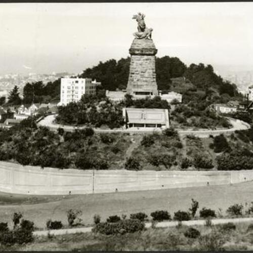 ["Triumph of Light" monument on Mt. Olympus in San Francisco]