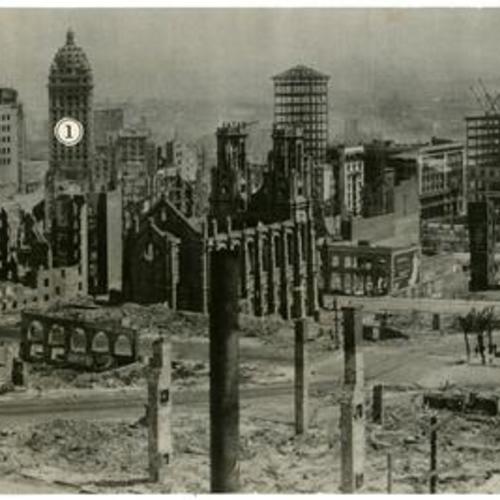 [Panoramic view of San Francisco in ruins after the earthquake and fire of April, 1906]